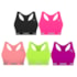 Kit 5 Tops Puma Nadador Sem Costura Feminino