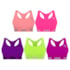 Kit 5 Tops Puma Nadador Sem Costura Feminino