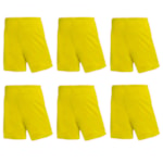 Kit 6 Atacado Calções PMC Futebol Infantil