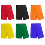 Kit 6 Calções PMC Futebol Infantil