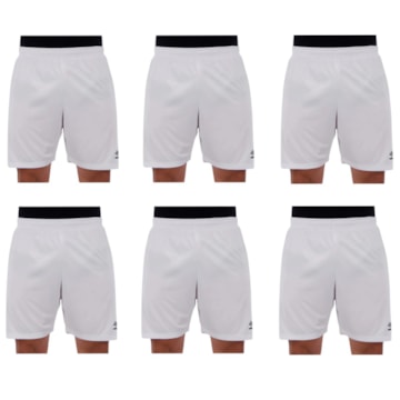 Kit 6 Calções Umbro TWR Aria Masculino