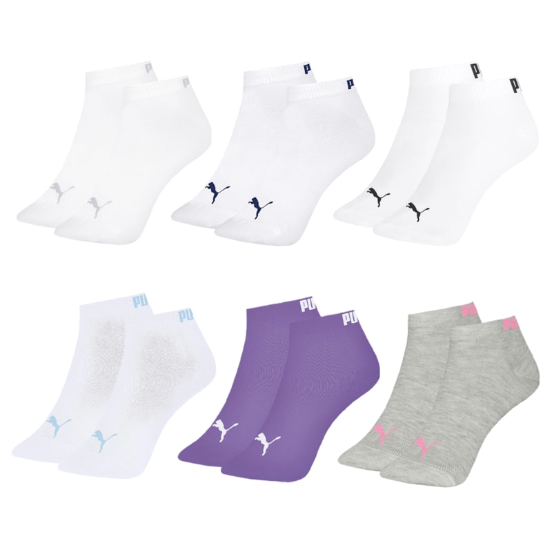 Kit 6 Pares De Meias Puma Sapatilha Esportiva Feminina