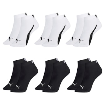 Kit 6 Pares De Meias Puma Sapatilha Esportiva Masculina