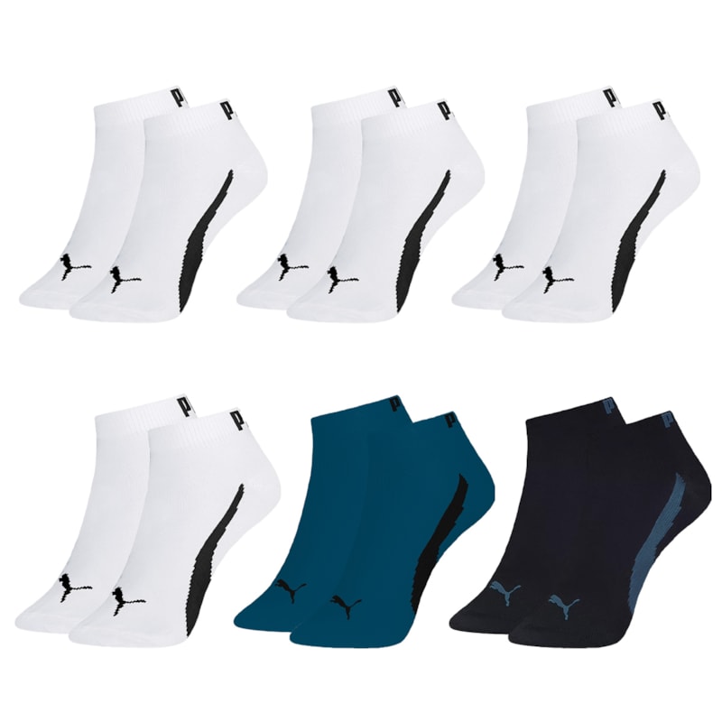 Kit 6 Pares De Meias Puma Sapatilha Esportiva Masculina