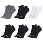 Kit 6 Pares De Meias Puma Sapatilha Esportiva Masculina