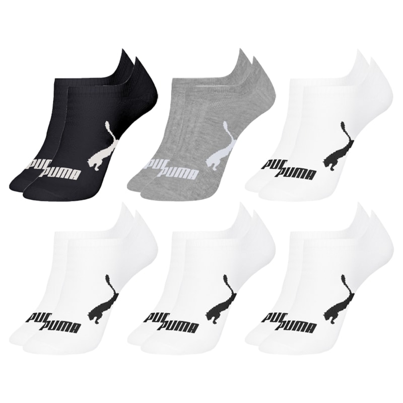 Kit 6 Pares De Meias Puma Sapatilha Esportiva Masculina