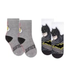 Kit 6 Pares de Meias Selene Liga da Justiça Infantil