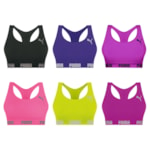 Kit 6 Tops Puma Nadador Sem Costura Feminino