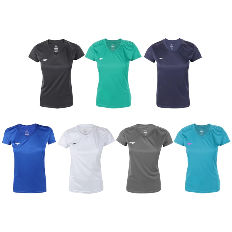 Kit 7 Camisetas Penalty X Feminina