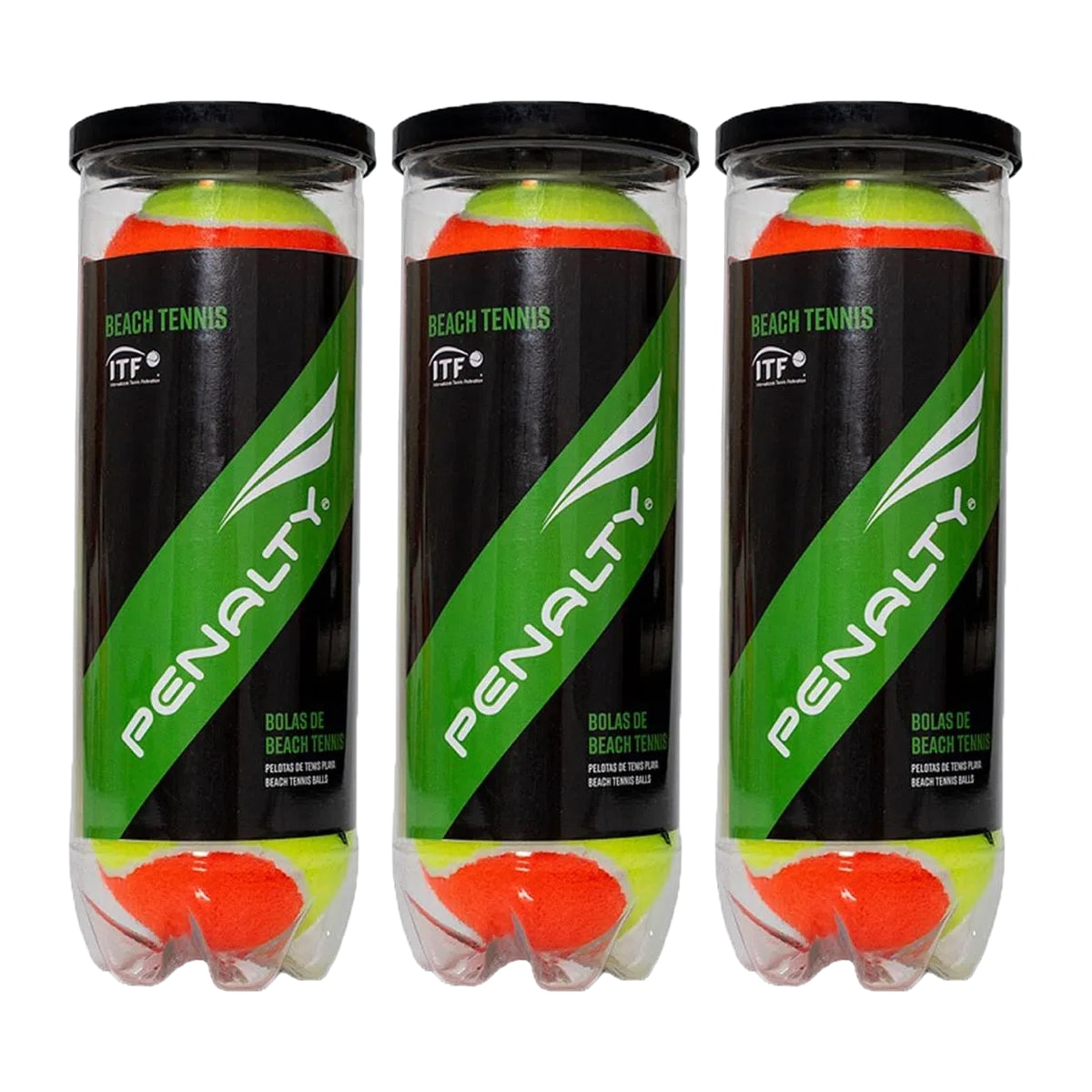 Kit 9 Bolas Penalty Beach Tennis XXII Stage 2