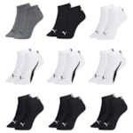 Kit 9 Pares De Meias Puma Sapatilha Esportiva Masculina