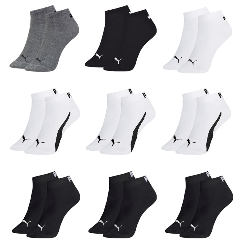 Kit 9 Pares De Meias Puma Sapatilha Esportiva Masculina