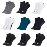 Kit 9 Pares De Meias Puma Sapatilha Esportiva Masculina