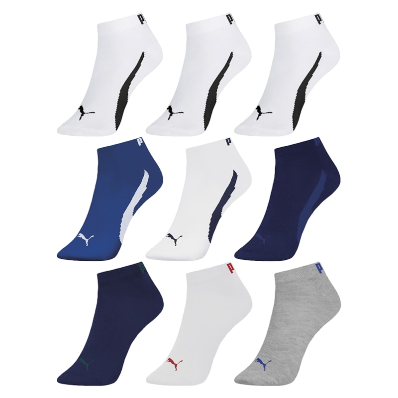 Kit 9 Pares de Meias Puma Sapatilha Esportiva Masculino