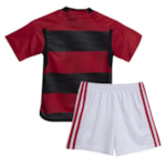 Kit Adidas Flamengo Camisa + Calção I 2023/24 Infantil