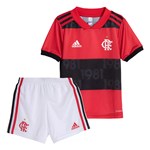 Kit Adidas Flamengo Oficial I 2021/22 Infantil