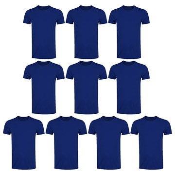 Kit Atacado 10 Camisetas PMC Básica Masculina