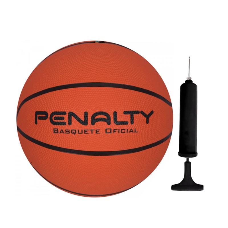 Kit Bola Basquete Penalty Playoff IX + Bomba de Ar