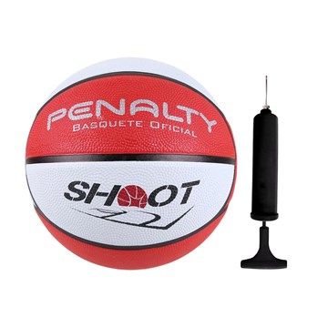 Kit Bola Basquete Penalty Shoot X + Bomba de Ar