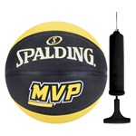 Kit Bola Basquete Spalding MVP + Bomba de Ar