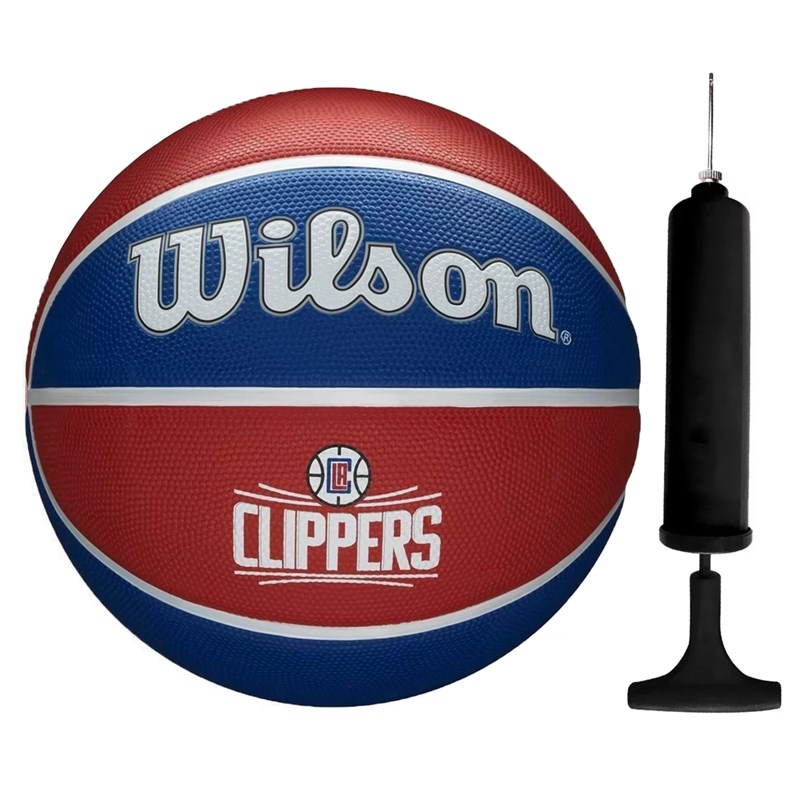 Kit Bola Basquete Wilson NBA Team Los Angeles Clippers + Bomba de Ar