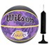 Kit Bola Basquete Wilson NBA Team Los Angeles Lakers + Bomba de Ar