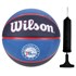 Kit Bola Basquete Wilson NBA Team Philadelphia 76ers + Bomba de Ar