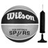 Kit Bola Basquete Wilson NBA Team San Antonio Spurs + Bomba de Ar