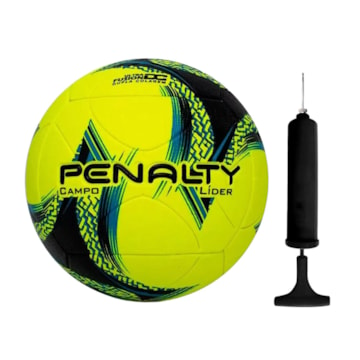 Kit Bola Campo Penalty Líder XXIII + Bomba de Ar