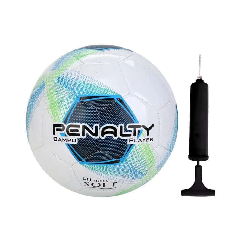 Kit Bola Campo Penalty Player VIII + Bomba de Ar