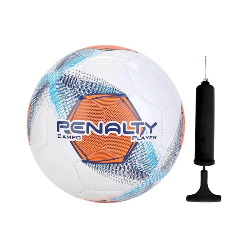 Kit Bola Campo Penalty Player VIII + Bomba de Ar