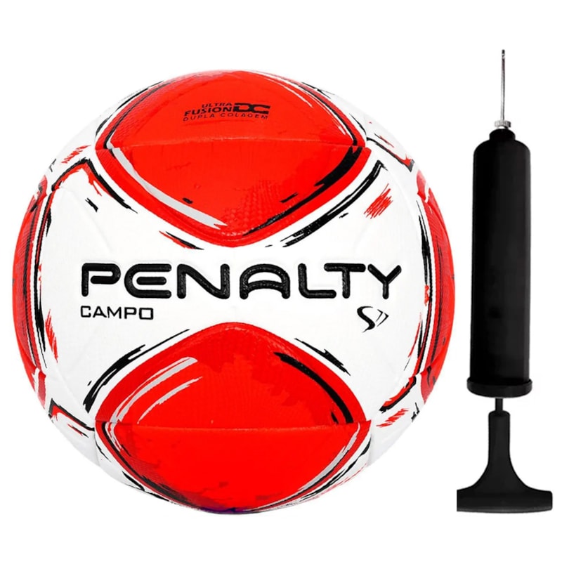 Kit Bola Campo Penalty S11 R2 XXIV + Bomba De Ar