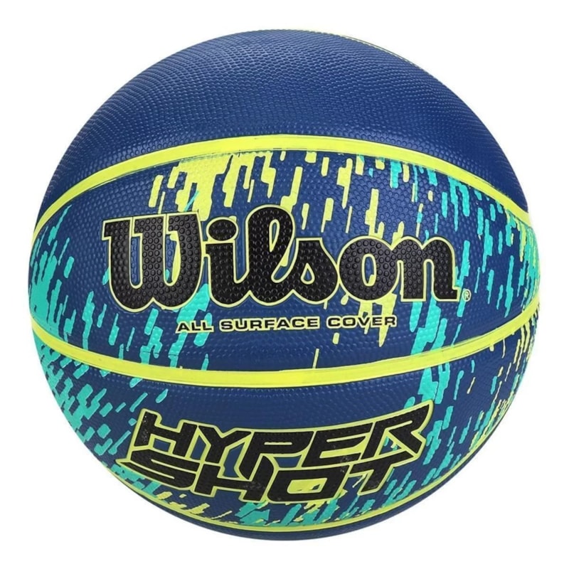 Kit Bola de Basquete Wilson Hyper Shot + Bomba de Ar - EsporteLegal