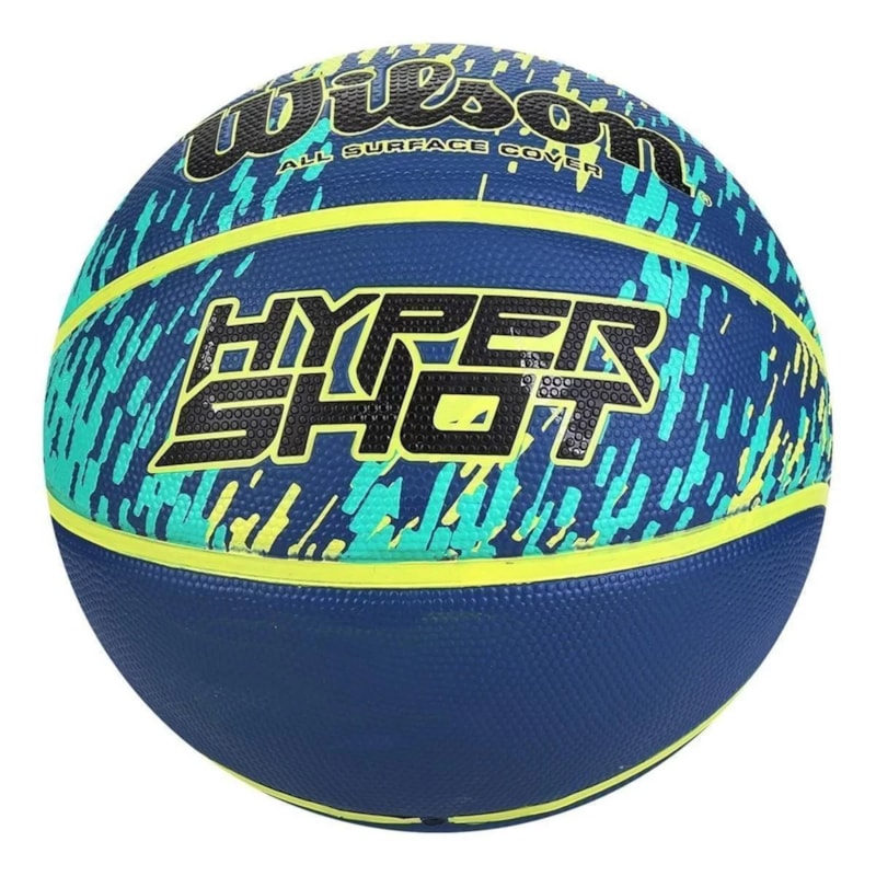 Kit Bola de Basquete Wilson Hyper Shot + Bomba de Ar - EsporteLegal