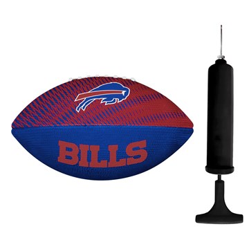Kit Bola de Futebol Americano Wilson NFL Buffalo Bills + Bomba de Ar