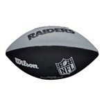 Kit Bola de Futebol Americano Wilson NFL Las Vegas Raiders + Bomba de Ar