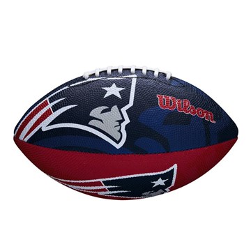 Kit Bola de Futebol Americano Wilson NFL New England Patriots + Bomba de Ar