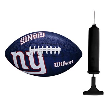 Kit Bola de Futebol Americano Wilson NFL New York Giants + Bomba de Ar
