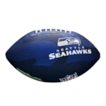 Kit Bola de Futebol Americano Wilson NFL Seatle Seahawks + Bomba de Ar