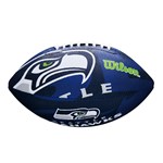 Kit Bola de Futebol Americano Wilson NFL Seatle Seahawks + Bomba de Ar