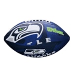 Kit Bola de Futebol Americano Wilson NFL Seatle Seahawks + Bomba de Ar