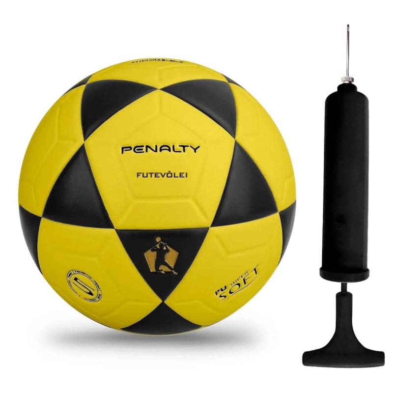 Kit Bola Futevôlei Penalty Altinha XXI + Bomba de Ar