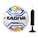 Kit Bola Futsal Kagiva F4 Pró Infantil + Bomba de Ar