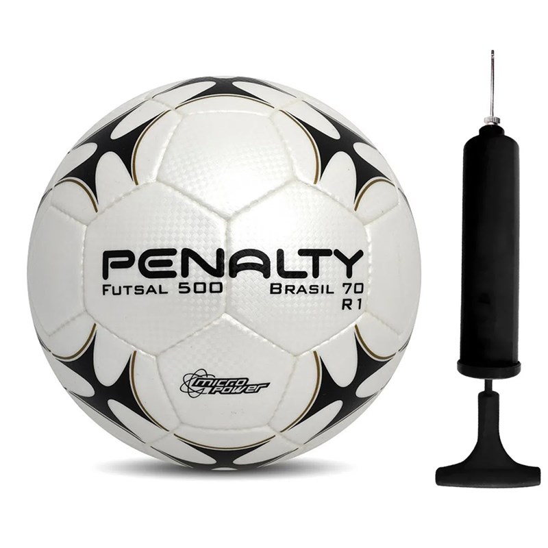 Bola Penalty Futsal Rx 200 Xxiii Branco/Amarelo/Preto - Cross Sports