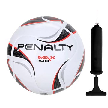 Kit Bola Futsal Penalty Max 100 Term XXII + Bomba de Ar