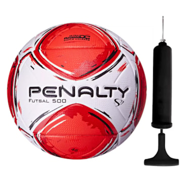 Kit Bola Futsal Penalty S11 R2 XXIV + Bomba De Ar