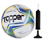 Kit Bola Futsal Topper Dominator Pró + Bomba de Ar