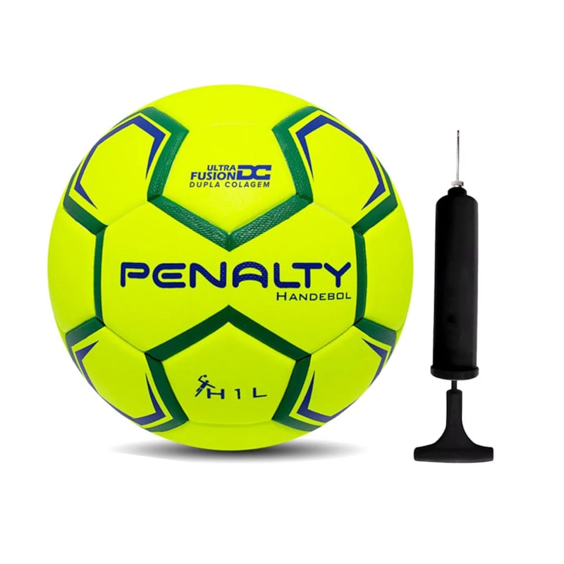 Kit Bola Handebol Penalty H1L Ultra Fusion X + Bomba de Ar Kit Bola Handebol Penalty H1L Ultra Fusion X + Bomba de Ar