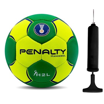 Kit Bola Handebol Penalty Suécia H2L Pro X + Bomba de Ar