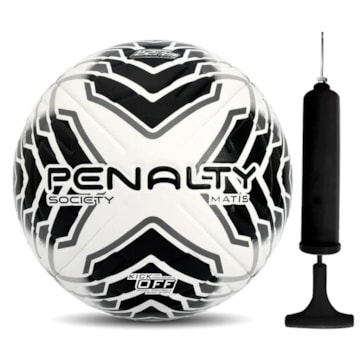 Kit Bola Society Penalty Matís XXIV + Bomba De Ar